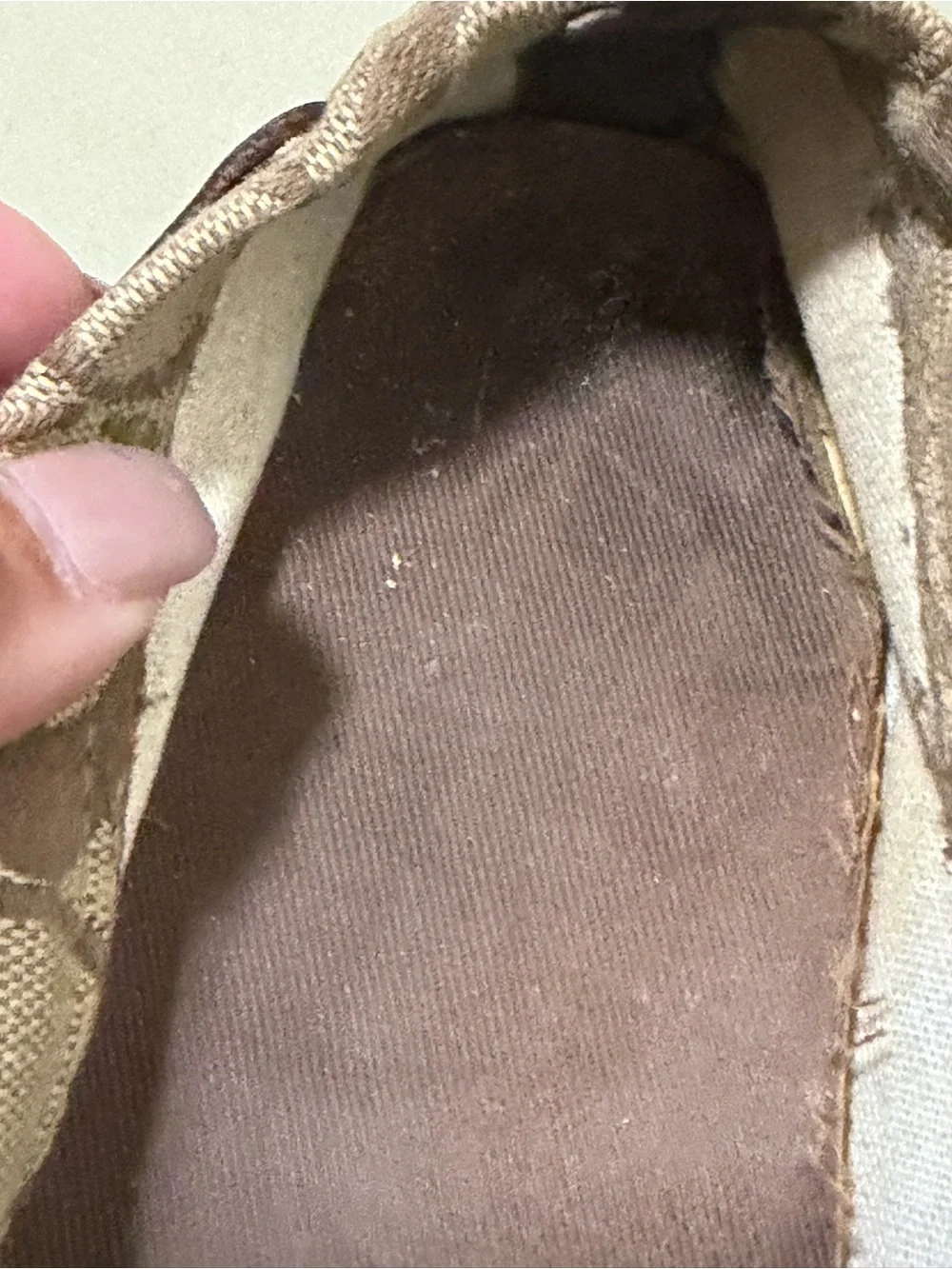 Coach women's Signature Canvas Slip-On Espadrilles in Brown size 7